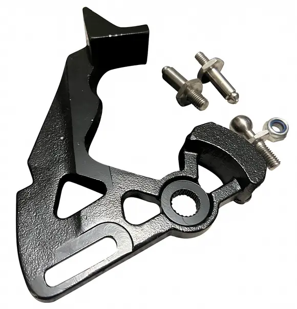 Short Shifter For 6-Speed 02M And 02Q Transmissions Nickel Plated Billet Steel 1