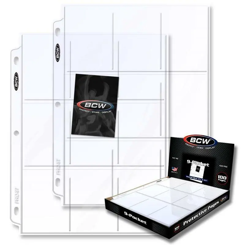 Pro 9-Pocket Page (100 Ct. Box) 1