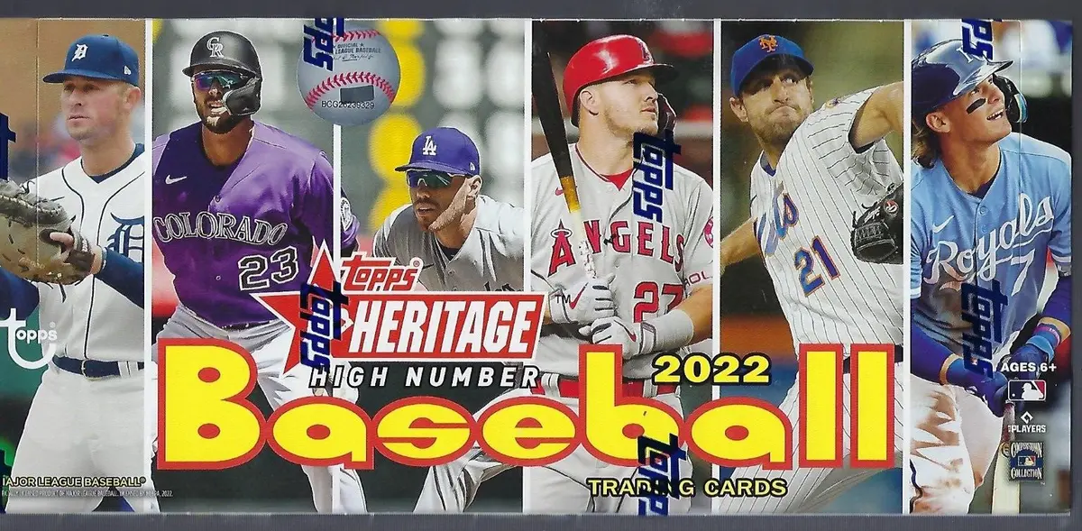 2022 Topps Heritage High Number Baseball Hobby Box 1