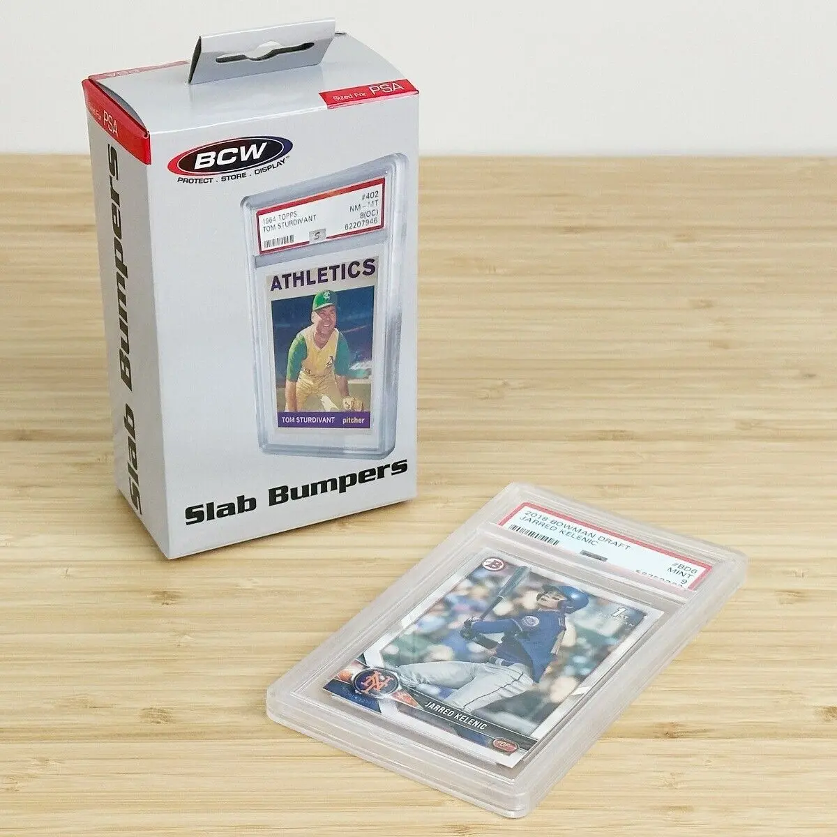 Bcw Graded Card Bumper For Psa Certified Slab Clear 6 Silicone Egde Protection 1