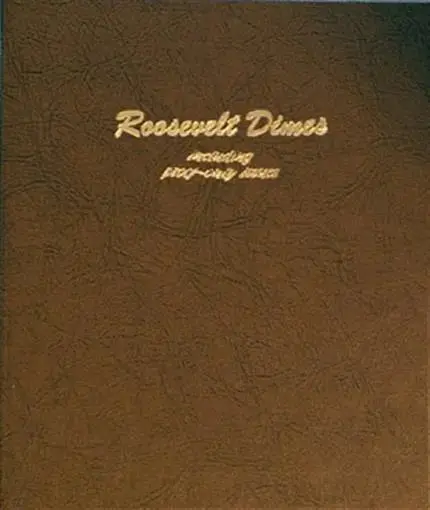 Roosevelt Dimes Dansco Coin Album W/ Proof 1946-Date Model 8125 Us 1