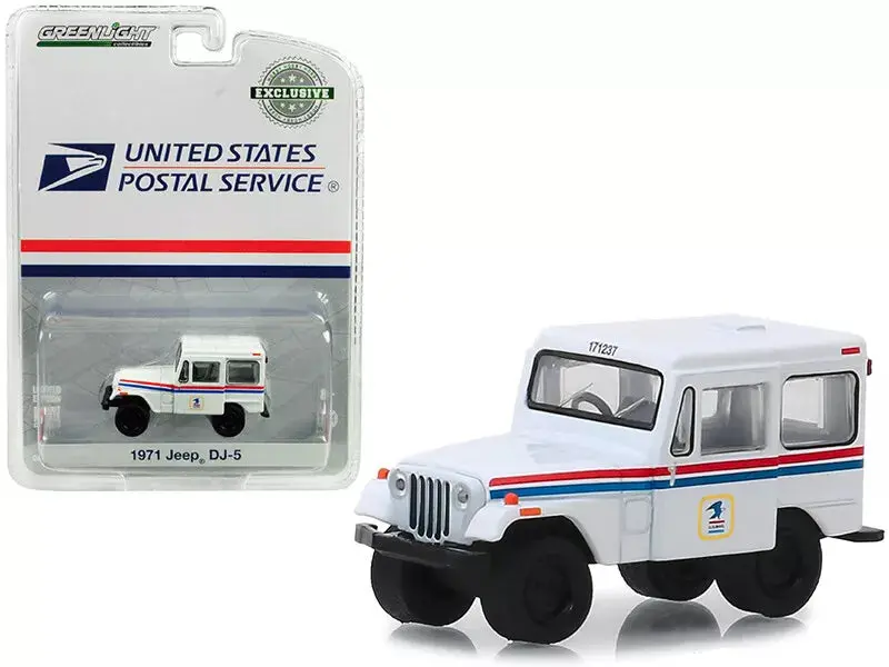 Greenlight 29997 1:64 United States Postal Service Usps Dj-5 Delivery Jeep 1