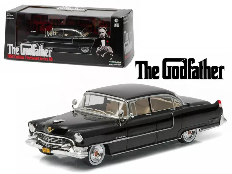 Greenlight 86492 1:43 1955 Cadillac Fleetwood 60 Black "The Godfather" Movie 1