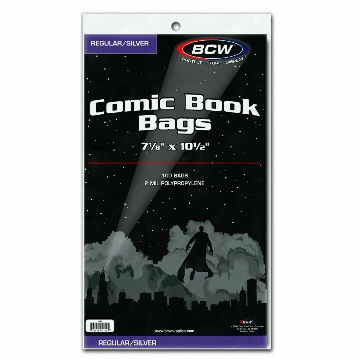 Silver/Regular Comic Bags 1