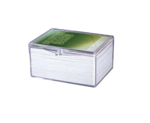 Ultra Pro 100 Count Clear Hinged Card Storage Boxes 1
