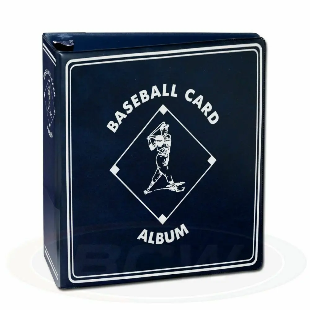 Bcw 3 In. Album - Baseball - Blue 1