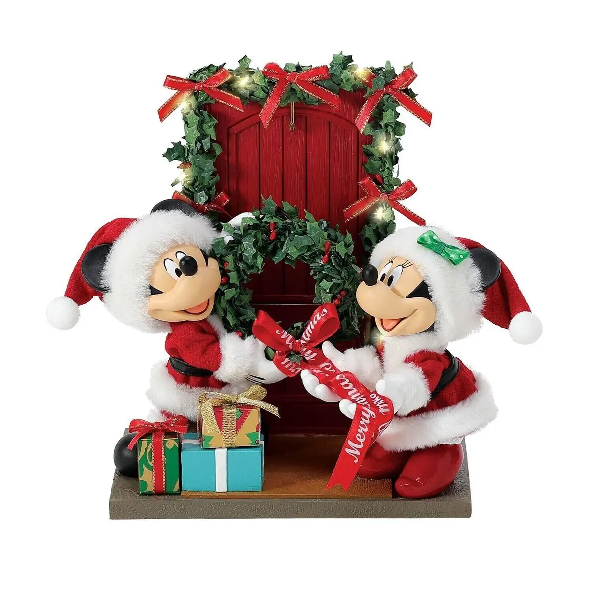 Front Door Santa & Miss Claus Mickey & Minnie By Possible Dreams 1