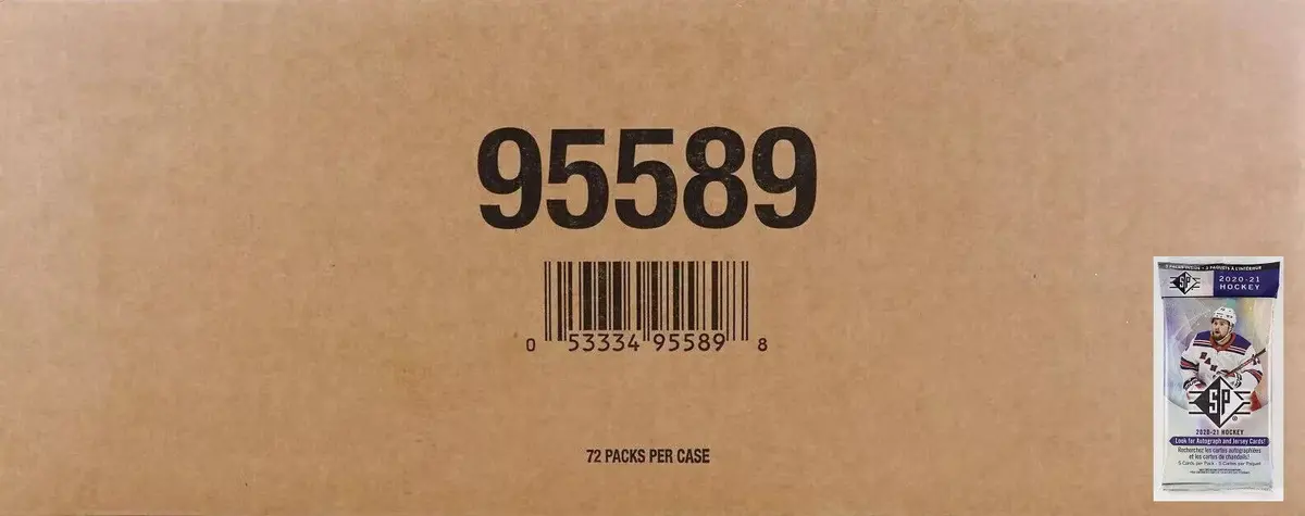 2020/21 Upper Deck Sp Hockey Factory Sealed 72 Hanger Pack Case ~ Look For Auto! 1
