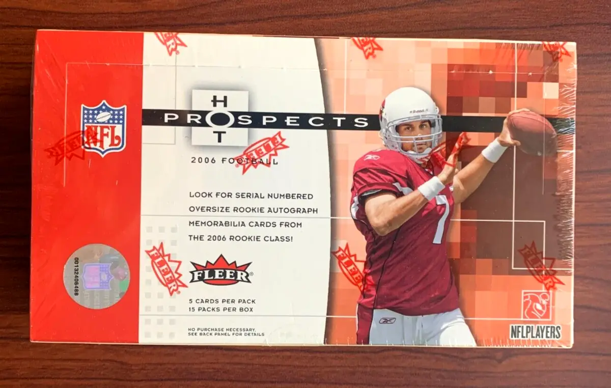 2006 Fleer Hot Prospects Football Hobby Box 1