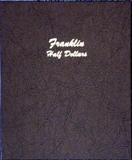 Dansco New Album For Us Franklin Half Dollar Coins 1948 - 1963 Model 7165 1