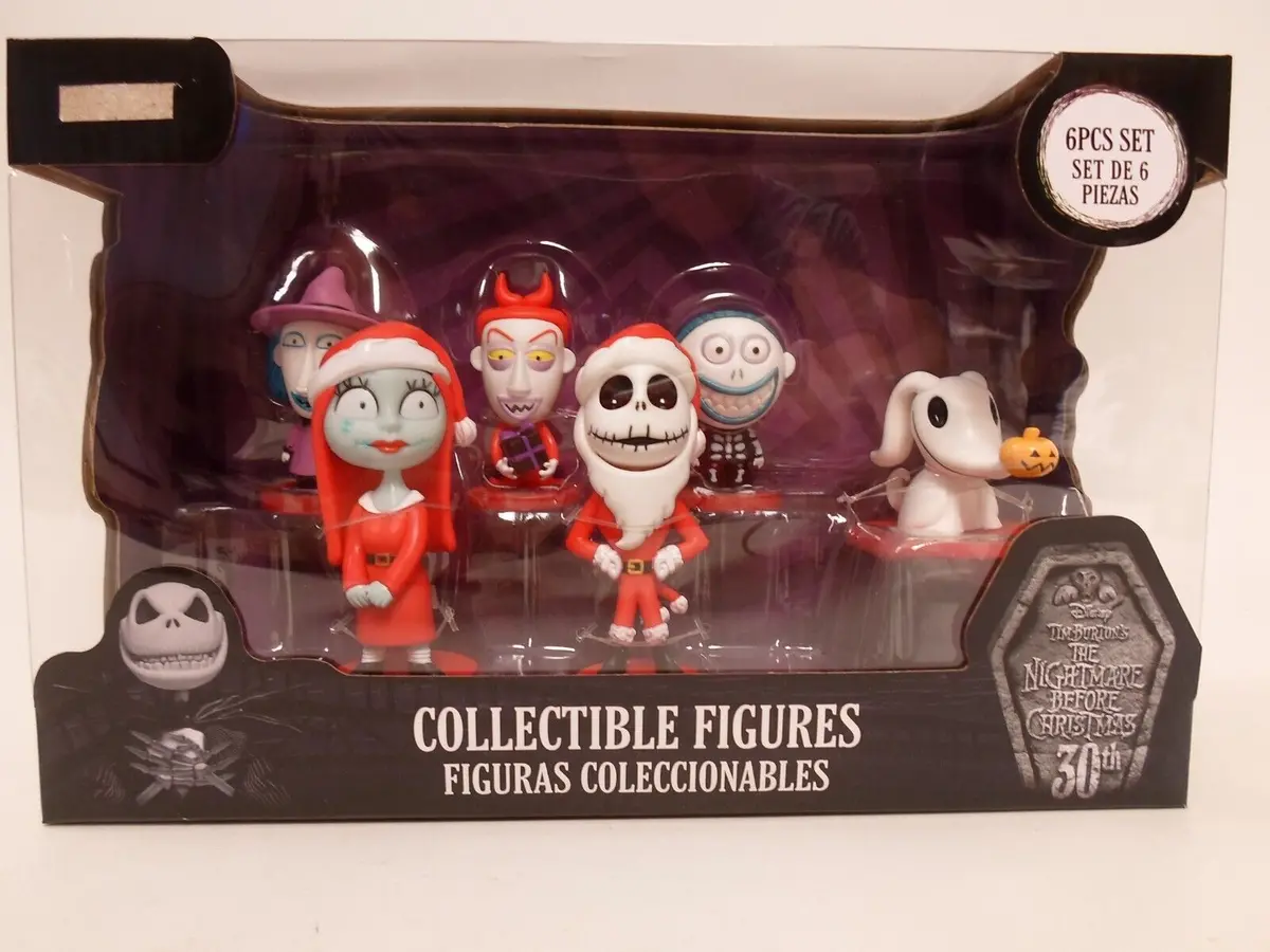 Nightmare Before Christmas 30Th Anniversary 6 Piece Collectable Figures 1