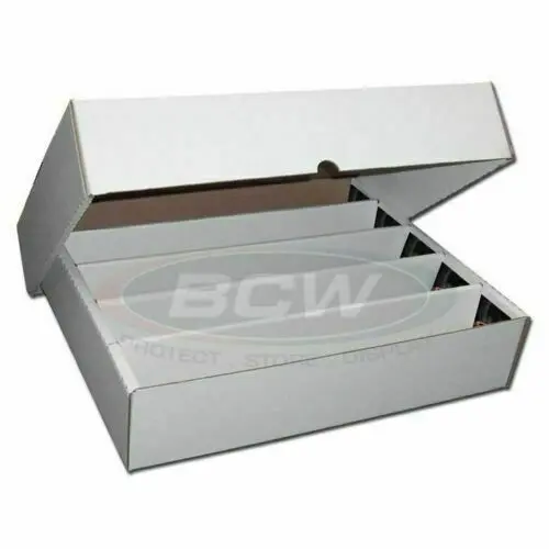 Bcw 5000 Count Trading Card Storage Box (Full Lid) 1