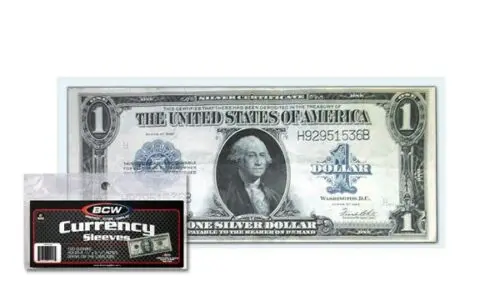 Bcw Currency Sleeves - Large Bill 1