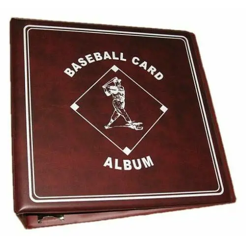 3 In. Album - Baseball - Burgundy 1