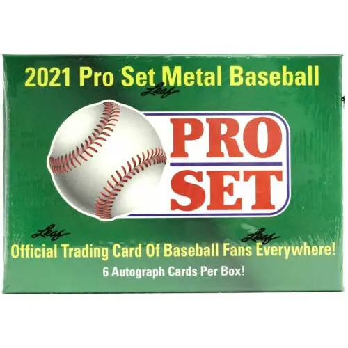 2021 Leaf Pro Set Metal Baseball Hobby Box 1