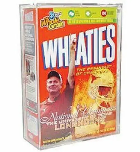 Ballqube Cereal Box Holder / Display Case Wheaties And Other Cereal Boxes 1