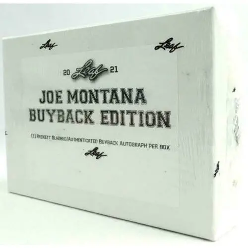 2021 Leaf Joe Montana Buyback Edition Box 1
