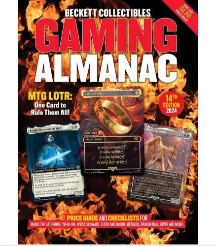 2024 Beckett Collectible Gaming Almanac Card Price Guide 14Th Edition 1