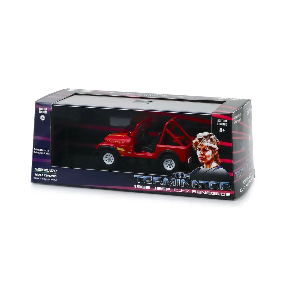1983 Sarah Connor's Jeep® Cj-7 Renegade  The Terminator Greenlight Diecast 1:43 1