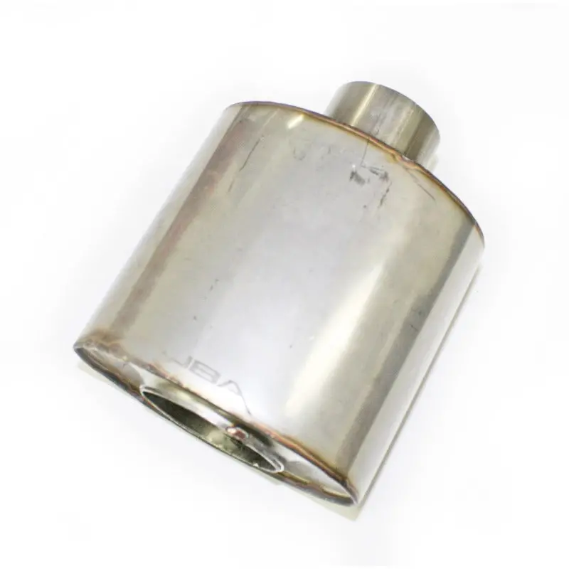 Jba Universal Straight-Through 304Ss Muffler 6X6X4 2.5In Inlet Diameter Center/Center 1