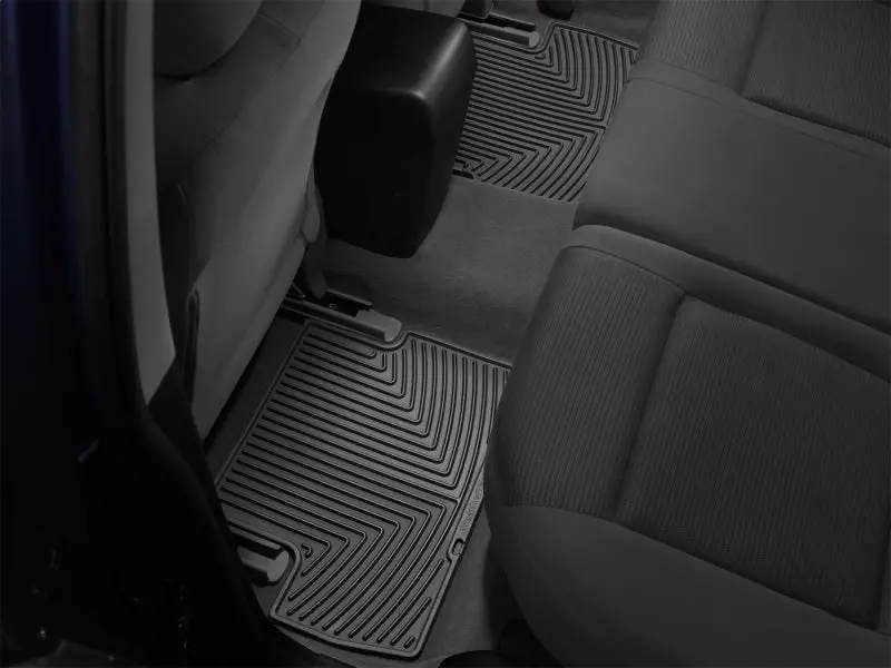 Weathertech Rear Rubber Floor Mats – Custom Fit For 2003–2009 Mercedes-Benz E-Class (W211), Black 1