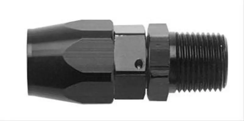 Fragola -12An Straight Hose End X 1/2 Npt - Black 1
