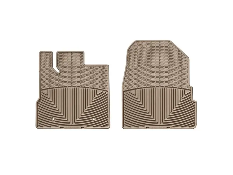 Weathertech Front Floor Mats For Chevrolet Equinox (2010+) – Tan Rubber All-Weather Protection 1