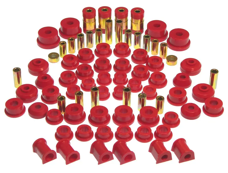 Prothane Total Suspension Bushing Kit – 1995–1999 Mitsubishi Eclipse, Red Polyurethane 1