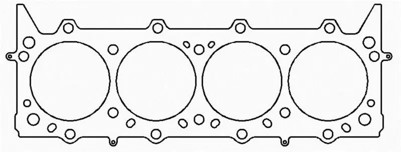 Cometic Mls Head Gasket – 4.380-Inch Bore, 0.040-Inch Thickness, Designed For Amc 401 With Aftermarket Cylinder Heads 1