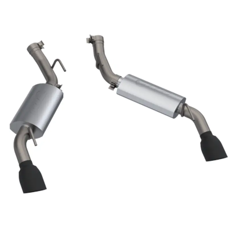 Qtp Axle-Back Exhaust System For 2016–2018 Chevrolet Camaro Ss 6.2L – 304 Stainless Steel With 4.5-Inch Black Dual Tips 1