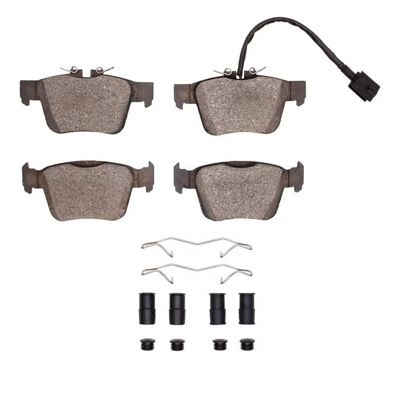 R1 Ceramic Brake Pad & Hardware Kit For 2017–2024 Maserati Ghibli Rear Axle 1
