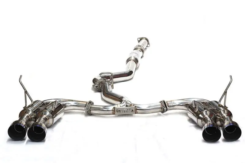 Invidia Gemini/R400 Full 76Mm Titanium-Tip Exhaust System For 2017 Honda Civic Type R 1