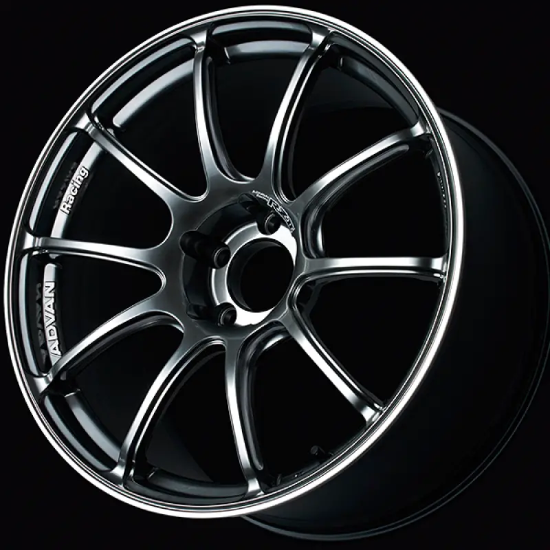 Advan Racing Rzii 16X7.0 Wheel – +38 Offset, 5X100 Pcd, 63Mm Hub Bore, Hyper Black Finish With Ring 1