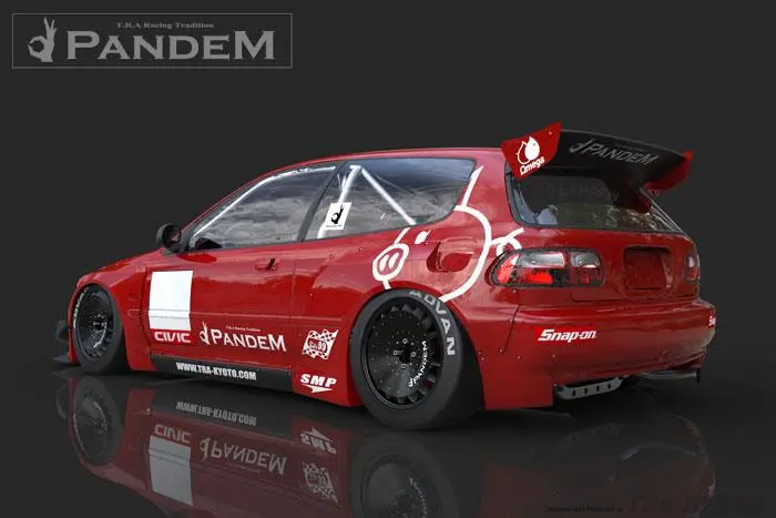 Greddy Pandem Rocket Bunny Side Skirts – Fitment For 1992–1995 Honda Civic Eg Hatchback 1