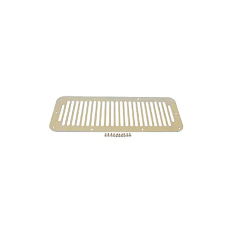Rugged Ridge Stainless Steel Cowl Vent Cover For 1976–1995 Jeep Cj & Wrangler 1