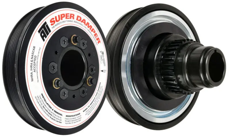 Ati Super Damper For 2010–2015 Chevrolet Camaro Ls3 – Aluminum Harmonic Balancer With Htd Drive, 7.48" Diameter, 6-Groove Design (Includes 916166 Pulley) 1