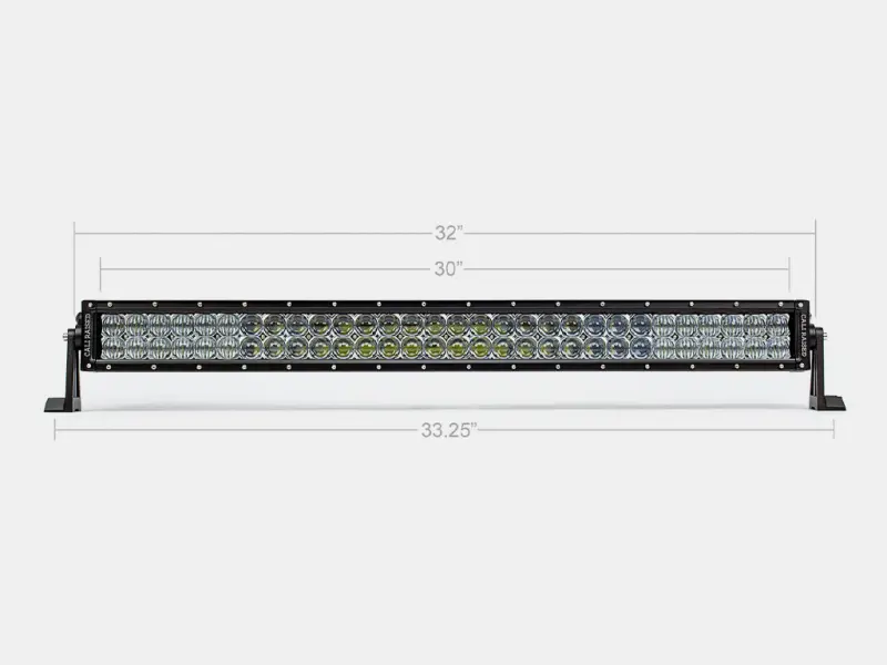 Cali Raised 32" Dual-Row 5D Optic Osram Led Light Bar – Combo Beam 1