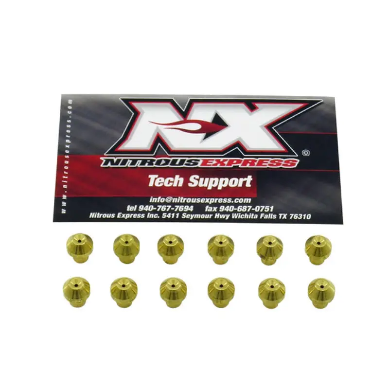 Nitrous Express Alcohol Nozzle Jet Pack For 4-Cylinder Engines – 100 To 250 Hp Range 1
