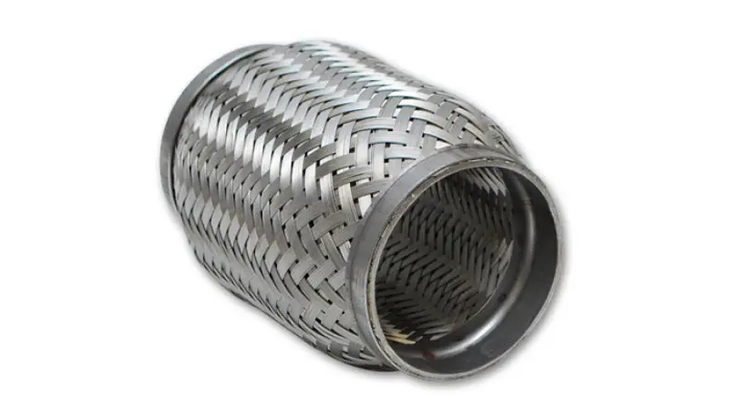 Vibrant Stainless Steel Flex Coupling – 2.25-Inch Inlet/Outlet, 6-Inch Flex Length, Inner Braid Liner 1