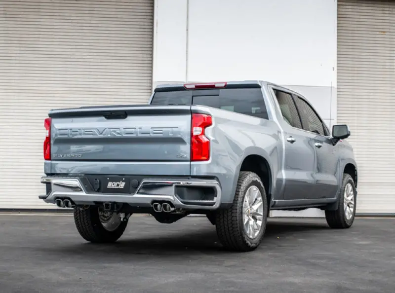 Borla 2019 Chevrolet Silverado 1500 6.2 W/ 147In Wb 2.75In S-Type Catback Exhaust - Quad Square Tips 1