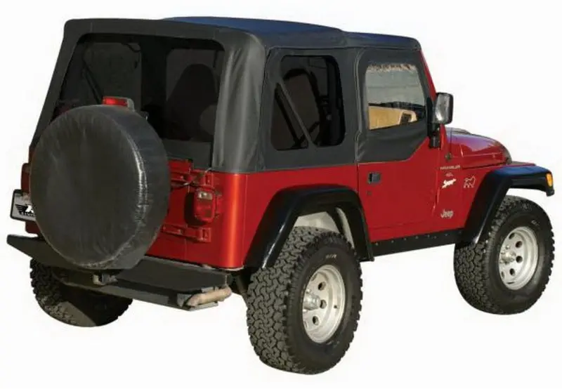 Rampage 1997-2006 Jeep Wrangler(Tj) Oem Replacement Top - Black Diamond 1