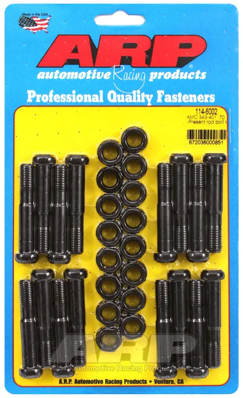 Arp High-Strength Rod Bolt Kit For Amc 343–401 V8 Engines (1970 And Later) 1