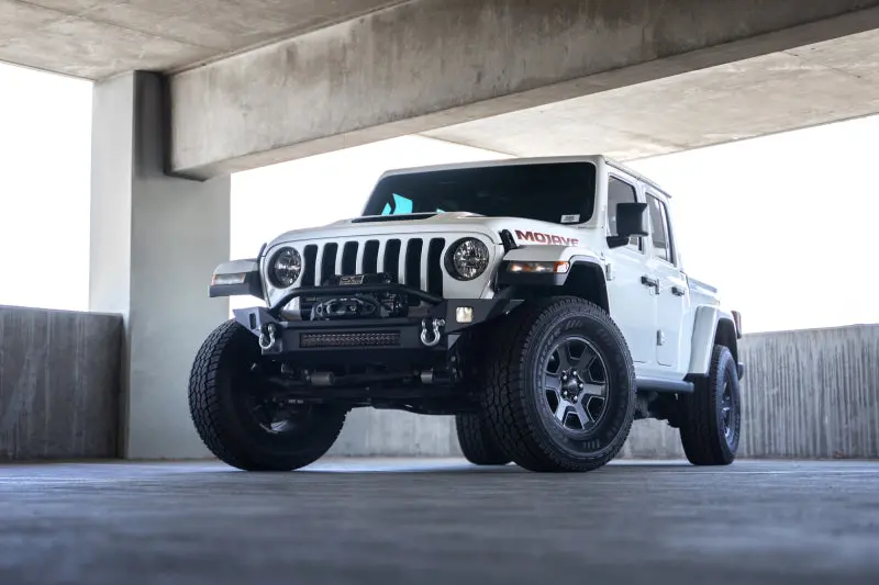 Dv8 Off-Road Fs-7 Mid-Width Winch Bumper For 2018–2023 Jeep Wrangler Jl & 2020–2023 Gladiator Jt 1