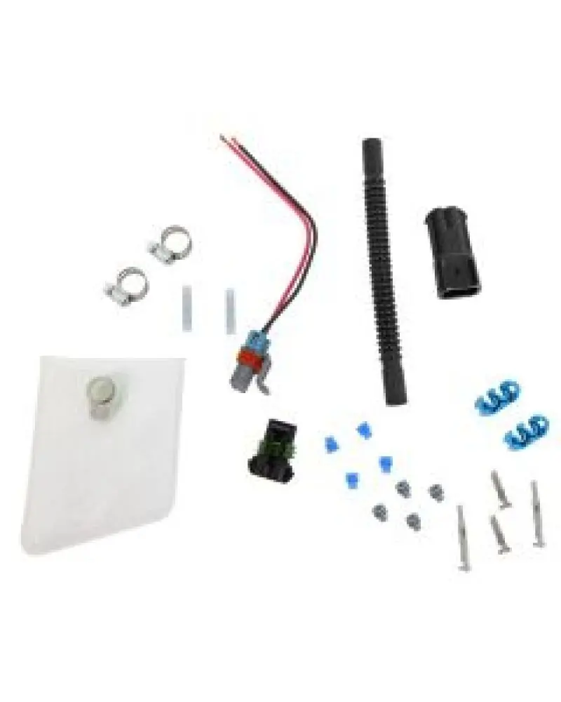Walbro Universal E85 Fuel System Kit – Includes Filter, Wiring Harness, And Fuel Line For F90000267 Pump 1