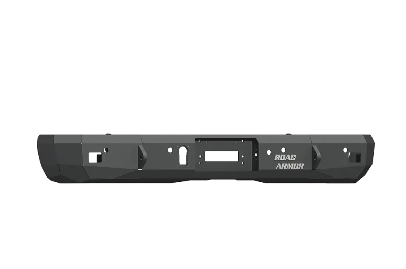 Road Armor Stealth Rear Winch Bumper In Textured Black For 2014–2018 Chevrolet/Gmc 1500 Trucks 1