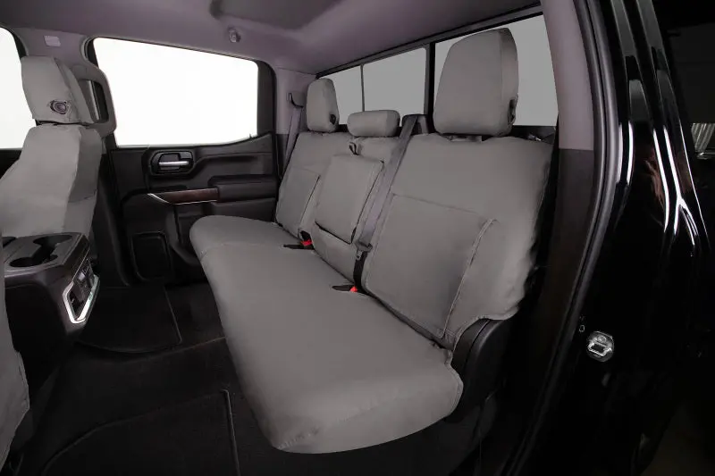 Covercraft Seatsaver Custom Front Seat Covers – Polycotton Blend, Misty Grey, For 2017–2024 Honda Ridgeline 1