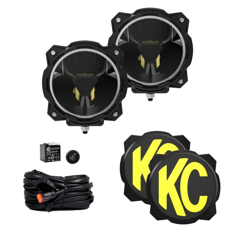 Kc Hilites Gravity Titan 6-Inch Led Light Pair – Wide-40 Beam Pattern, High-Output Off-Road Lighting 1