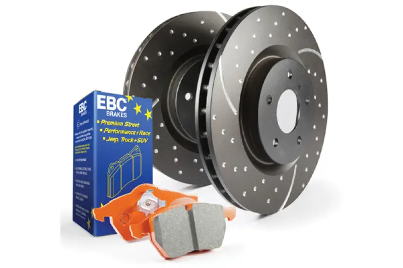 Ebc Orangestuff Brake Pad And Gd Rotor Kit – High-Performance Street & Track Package 1