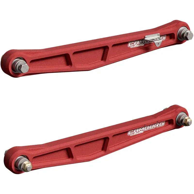 Camburg Kinetik Series Rear Billet Trailing Arm Kit For 2022–2024 Ford Bronco Raptor – Red Anodized Finish 1
