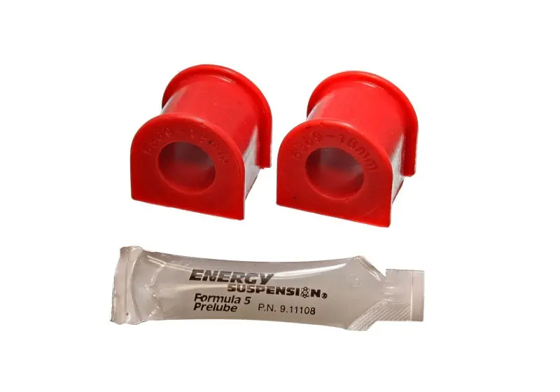 Energy Suspension 18Mm Red Polyurethane Front Sway Bar Bushings For 1988–1991 Honda Civic & Crx 1